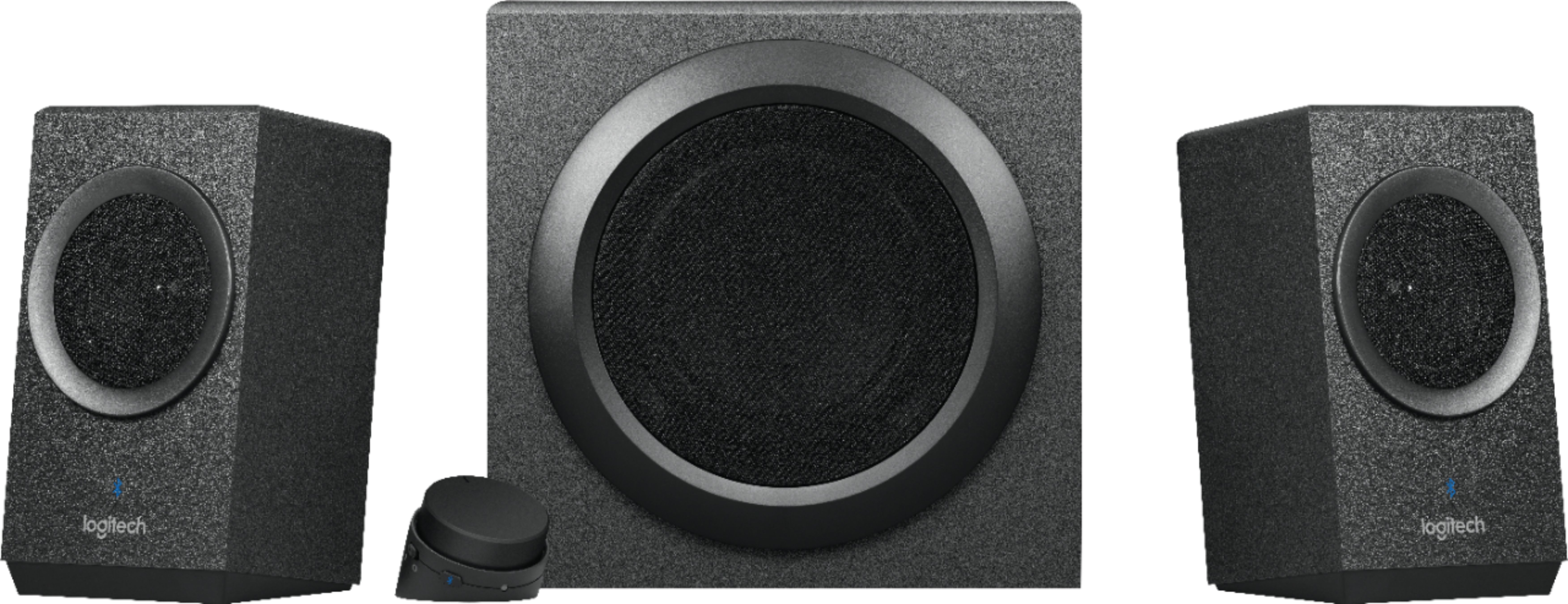 Logitech - 2.1 Bluetooth Speaker System (3-Piece) - Black