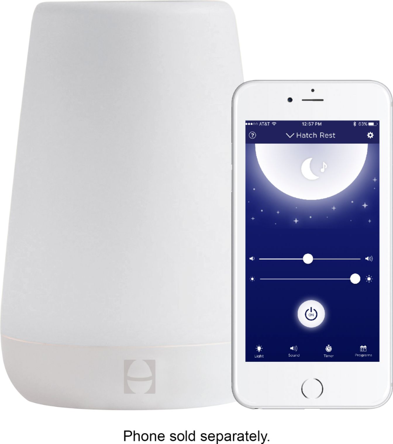 Hatch - Rest Smart Night Light and Sound Machine with Time-to-Rise