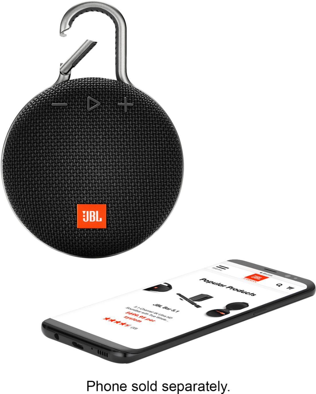 JBL - Clip 3 Portable Bluetooth Speaker