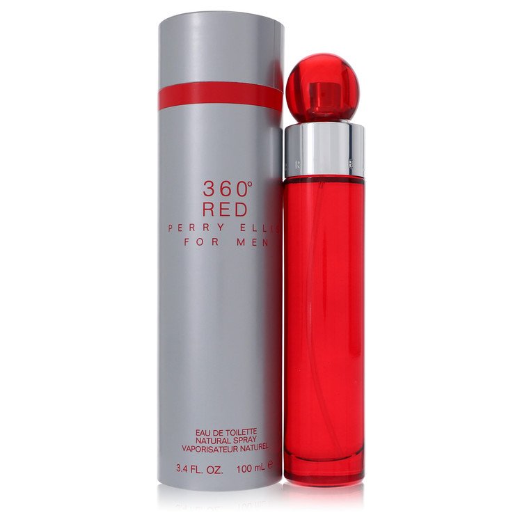 Perry Ellis 360 Red Cologne 3.4 oz Eau De Toilette Spray for Men
