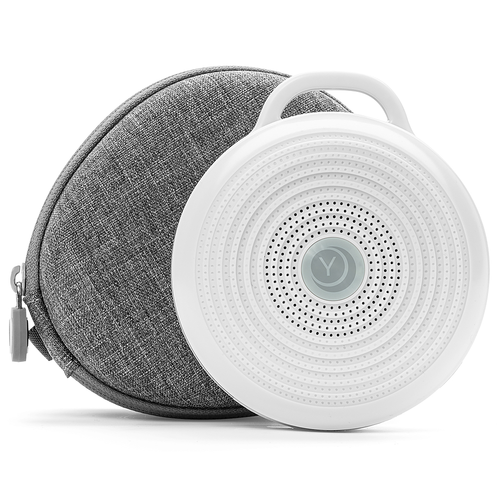 Yogasleep - Rohm White Noise Machine + Travel Case Bundle - White and Gray