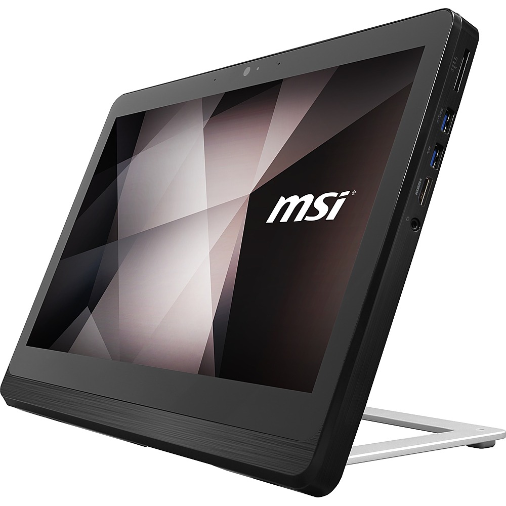 MSI - Pro 16 Flex 15.6" Touch-Screen All-In-One - Intel Celeron - 4 GB Memory - 128 GB SSD - Silver