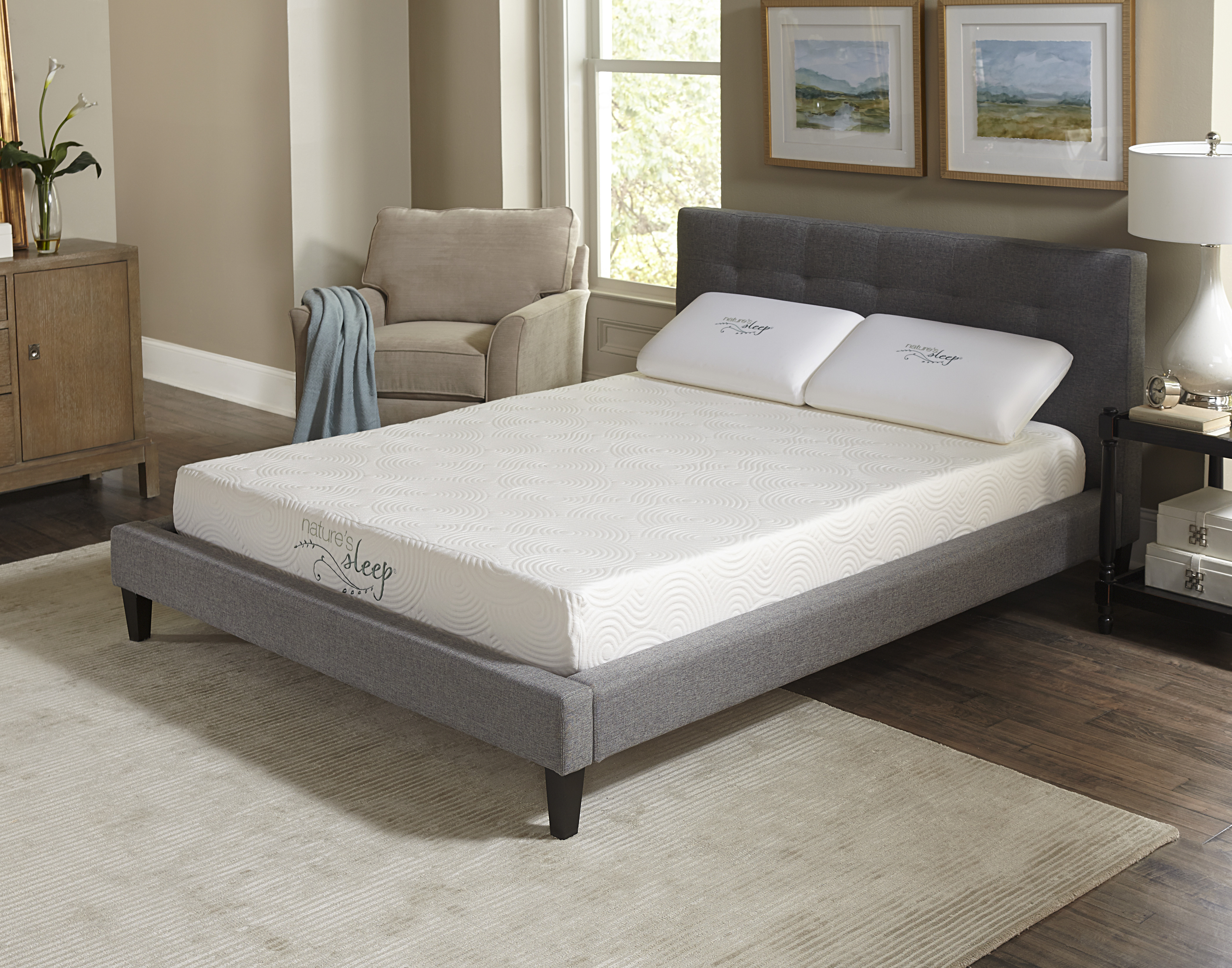 8 firm gel memory foam mattress