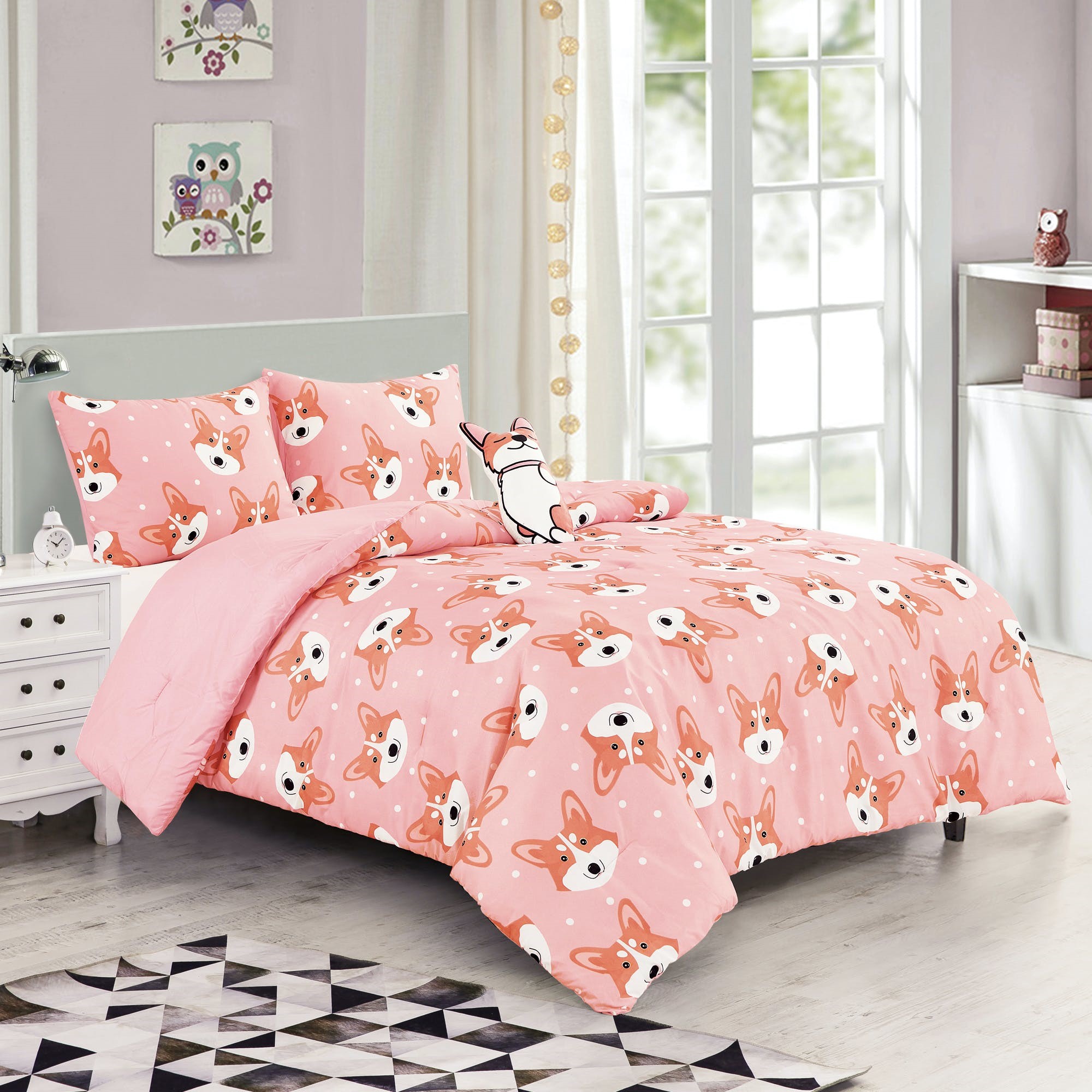 Corgi Comforter Set - Twin