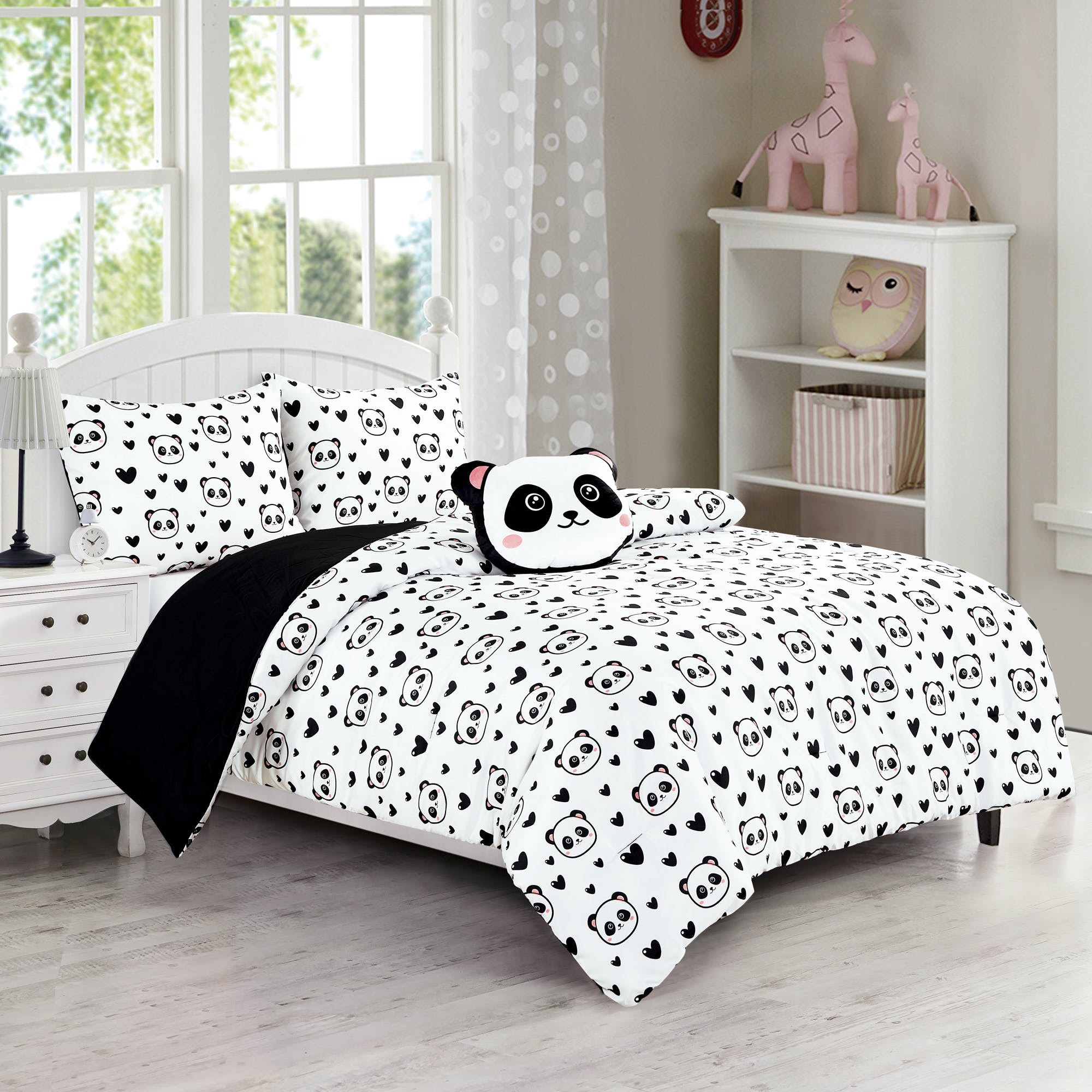 Panda Comforter Set - Twin