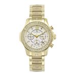 CLARA - Women%27s Giorgio Milano Stainless Steel Gold Tone with Swarovski Crystals and Push-in crown