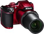 Nikon - COOLPIX B500 16.0-Megapixel Digital Camera - Red