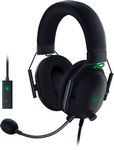 Razer - Blackshark V2 Multi-Platform Wired Esports Headset with USB Sound Card - Black