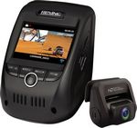 Rexing - V1P Pro Plus Front and Rear Dash Cam - Black