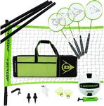 Dunlop - Badminton and Volleyball Combo Set - Green/Black
