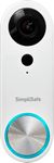 SimpliSafe - Pro Video Doorbell - Wired - White