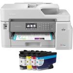 Brother - INKvestment Tank MFC-J5845DW Wireless Inkjet Printer with Up to 1-Year of Ink In-box
