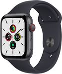 Apple Watch SE (GPS + Cellular) 44mm Space Gray Aluminum Case with Midnight Sport Band - Space Gray
