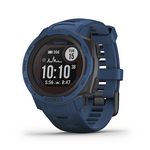 Garmin - Instinct Solar Rugged GPS Smartwatch 45mm - Tidal Blue