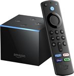 Amazon - Fire TV Cube 2nd Gen Streaming Media Player with Voice Remote| HD streaming device - Black
