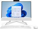 HP - 21.5" All-In-One - Intel Celeron - 4GB Memory - 128GB SSD - Snow White