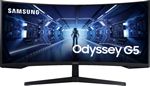 Samsung - 34” Odyssey G5 1000R Curved - Black