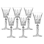 Lorren Home Trends Marilyn Set of 6 White Wine