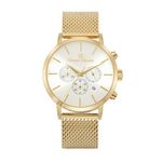 NOE - Men%27s Giorgio Milano Rose Gold Tone with Gold Stainless Steel Mesh Band
