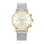 NOE - Men%27s Giorgio Milano Two - Tone with Stainless Steel Mesh Band