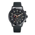 SANTE - Men%27s Giorgio Milano Stainless Steel Black Dial and Mesh Band