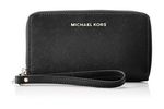 Michael Kors Jet Set Travel Large Flat Mf Phn Case-Black